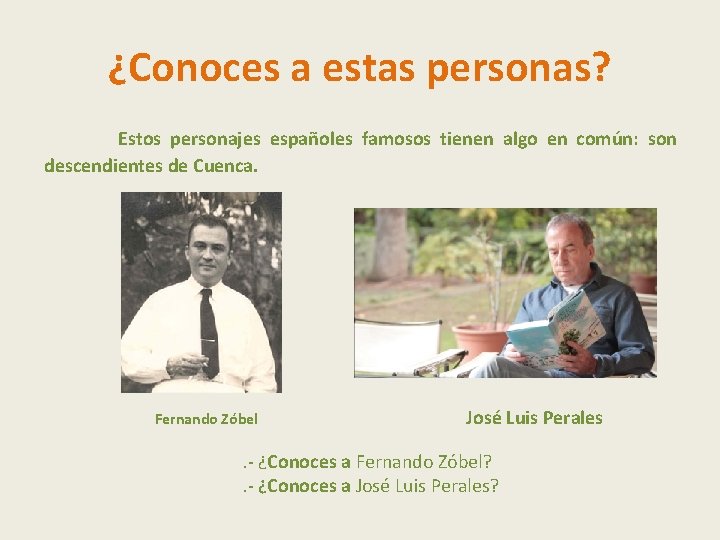¿Conoces a estas personas? Estos personajes españoles famosos tienen algo en común: son descendientes