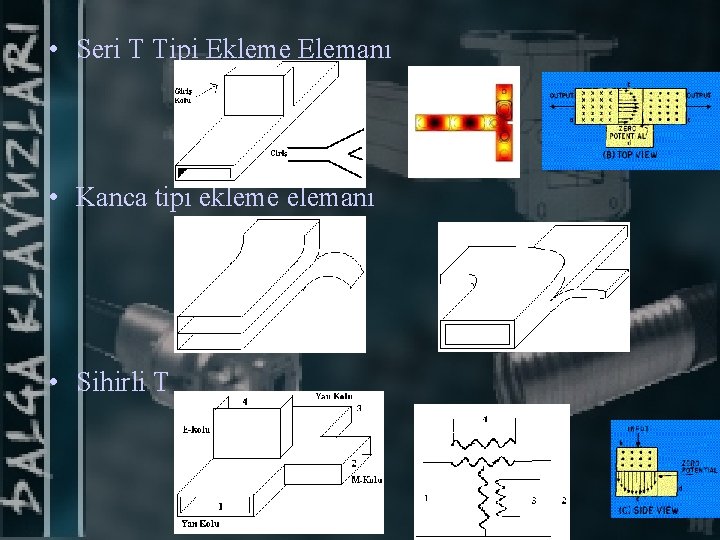  • Seri T Tipi Ekleme Elemanı • Kanca tipi ekleme elemanı • Sihirli