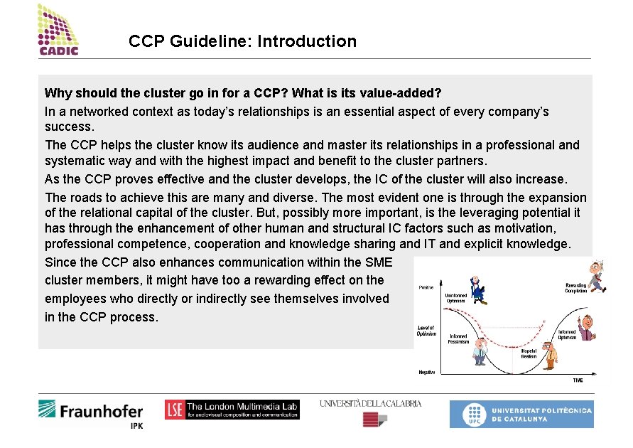 CCP Guideline: Introduction Why should the cluster go in for a CCP? What is