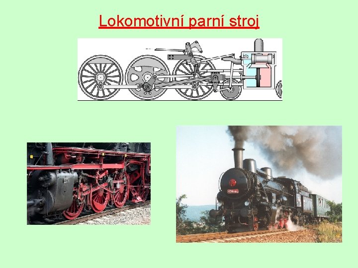 Lokomotivní parní stroj 