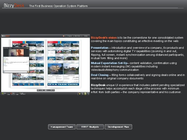 Bizzy Desk The First Business Operation System Platform