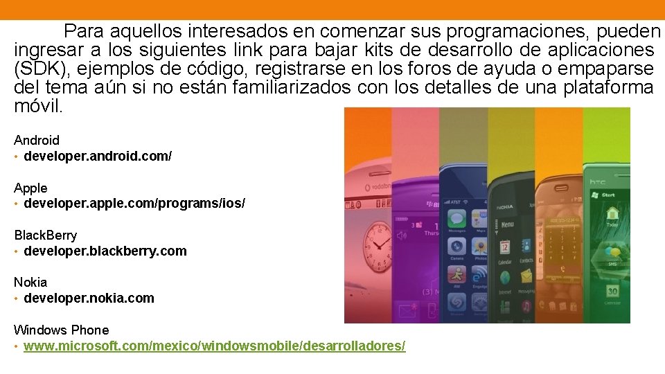 Para aquellos interesados en comenzar sus programaciones, pueden ingresar a los siguientes link para