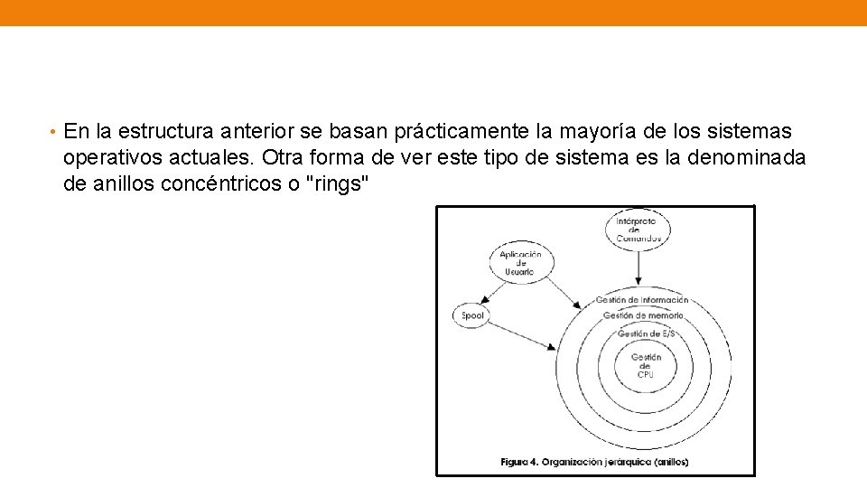  • En la estructura anterior se basan prácticamente la mayoría de los sistemas