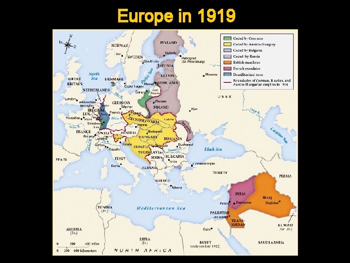 Europe in 1919 