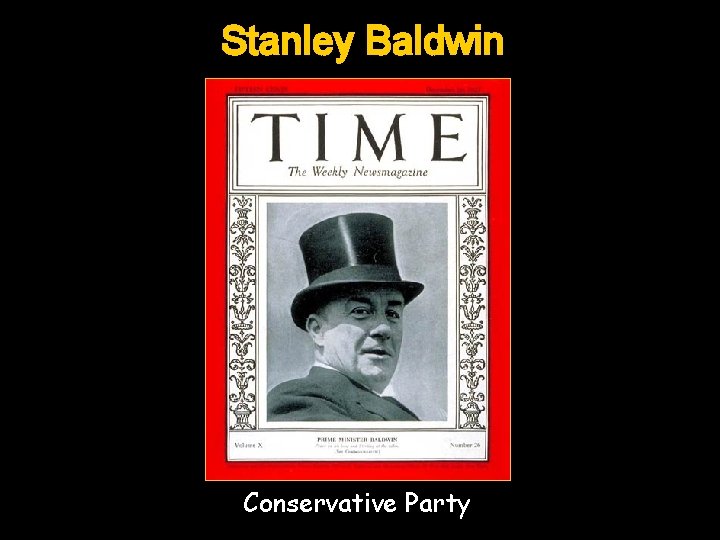 Stanley Baldwin Conservative Party 