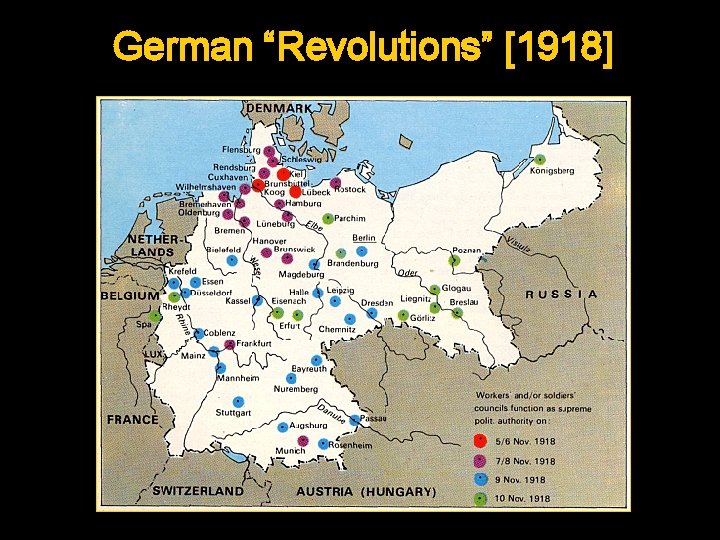 German “Revolutions” [1918] 