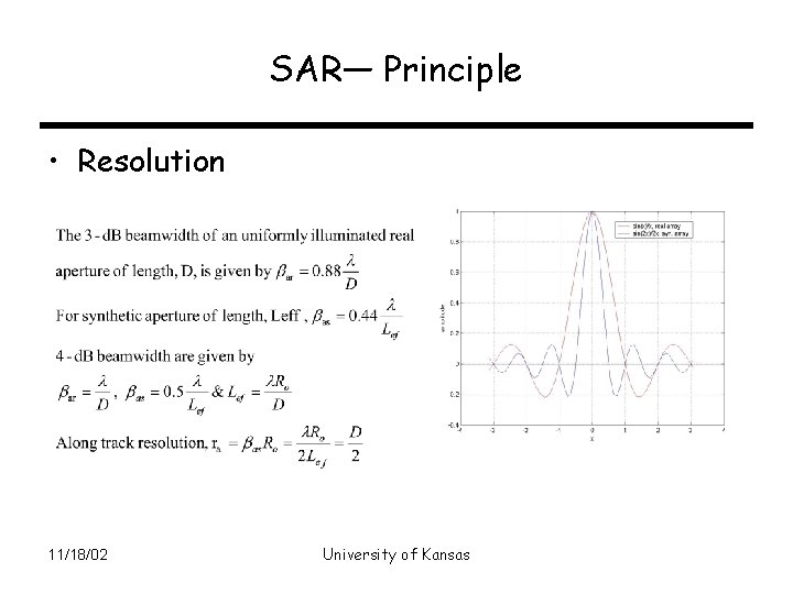 SAR— Principle • Resolution 11/18/02 University of Kansas 
