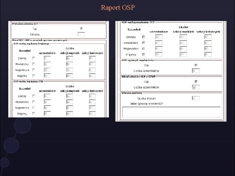 Raport OSP Raport OSP