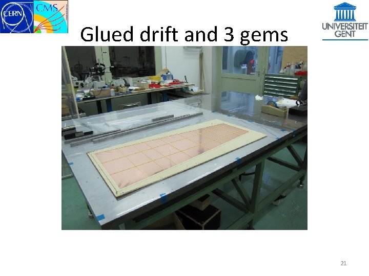 Glued drift and 3 gems 21 