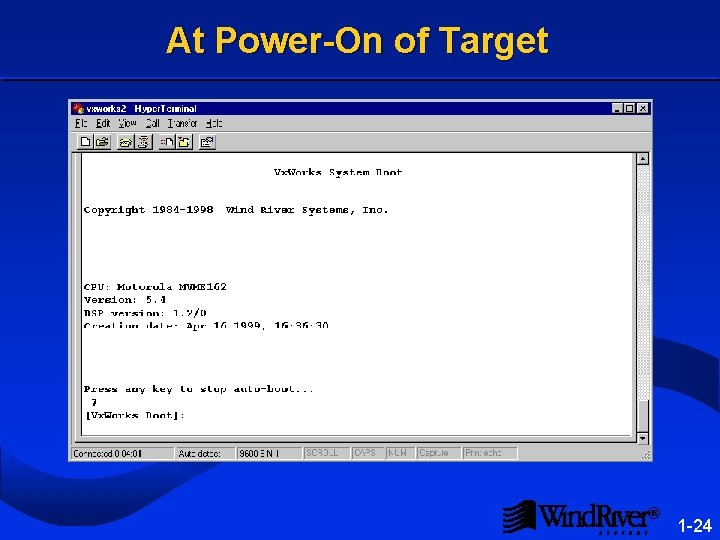 At Power-On of Target ® 1 -24 