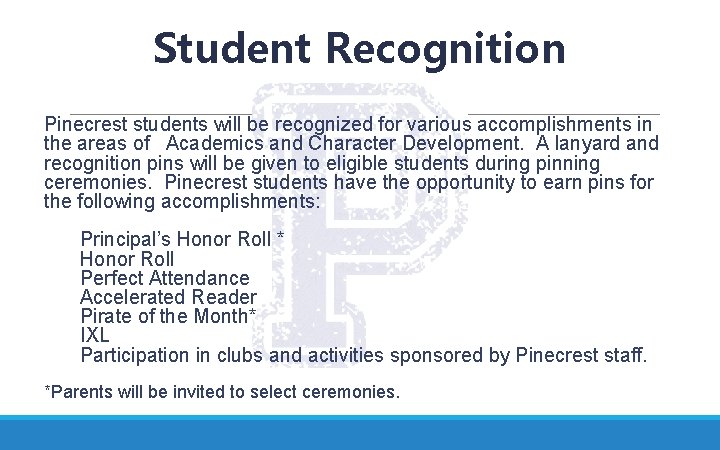 Pinecrest Academy South Charter School Welcomes You To