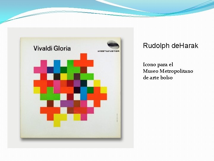 Rudolph de. Harak Icono para el Museo Metropolitano de arte bolso 
