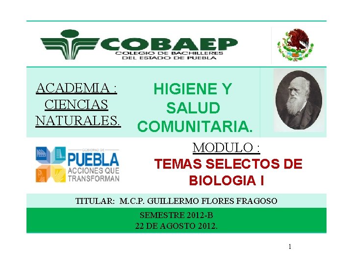 ACADEMIA CIENCIAS NATURALES HIGIENE Y SALUD COMUNITARIA MODULO