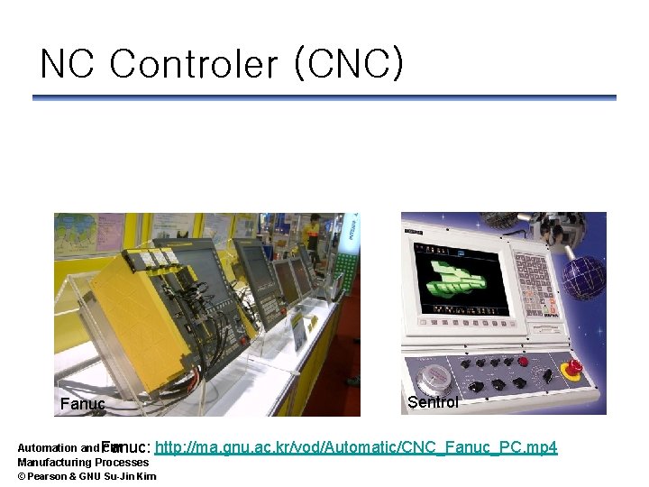 NC Controler (CNC) Sentrol Fanuc Automation and Fanuc: CIM Manufacturing Processes http: //ma. gnu.