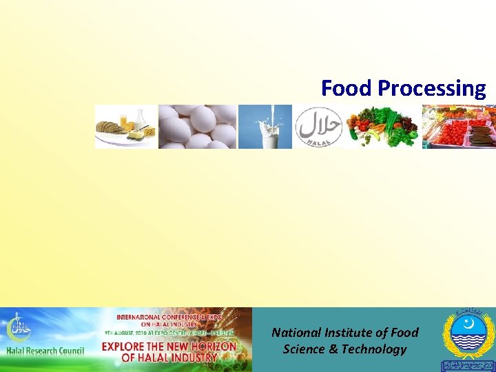 Food Processing National Institute of Food Science & Technology 