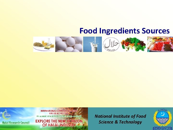 Food Ingredients Sources National Institute of Food Science & Technology 