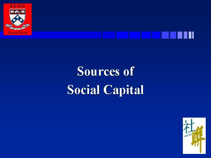 Sources of Social Capital 