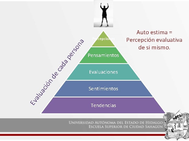 rso na Pensamientos Evaluaciones Sentimientos Ev alu ac ión de ca da pe Percepciones