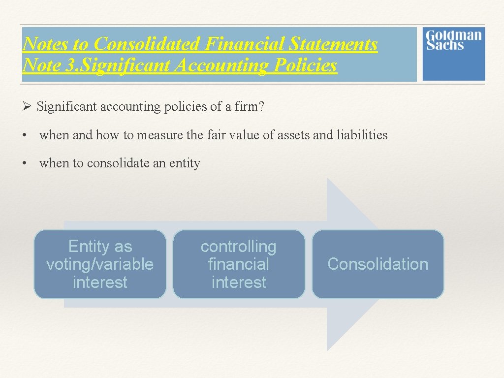 Notes to Consolidated Financial Statements Note 3. Significant Accounting Policies Ø Significant accounting policies Notes to Consolidated Financial Statements Note 3. Significant Accounting Policies Ø Significant accounting policies
