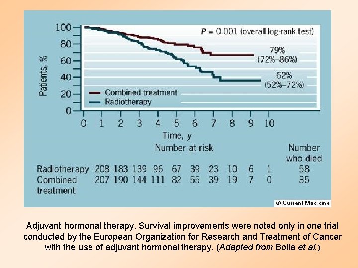 Adjuvant hormonal therapy. Survival improvements were noted only in one trial conducted by the