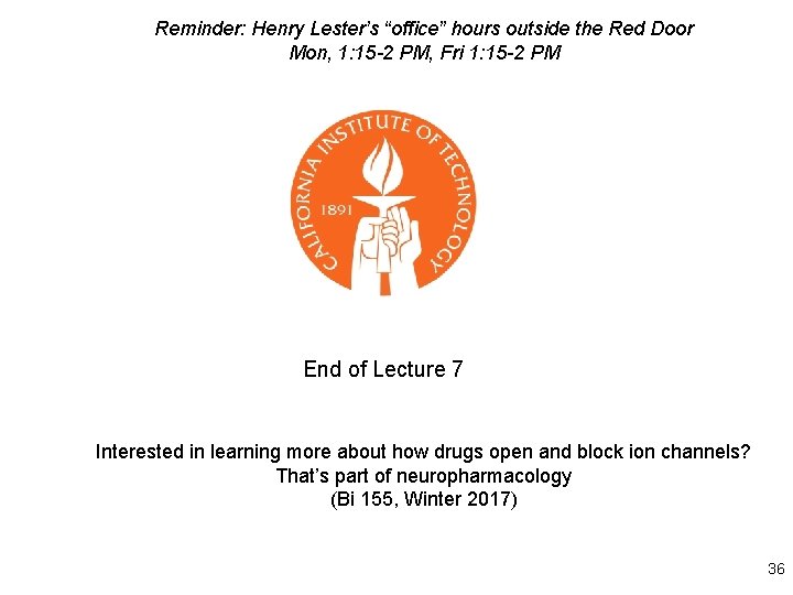 Reminder: Henry Lester’s “office” hours outside the Red Door Mon, 1: 15 -2 PM,