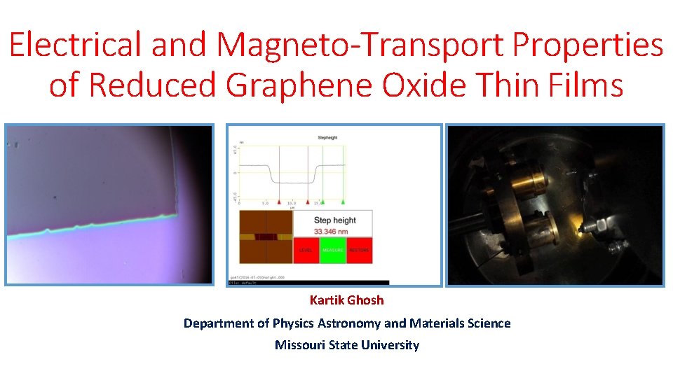 Electrical and MagnetoTransport Properties of Reduced Graphene Oxide