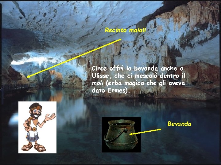 Recinto maiali Circe offrì la bevanda anche a Ulisse, che ci mescolò dentro il