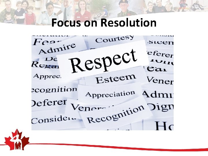 Focus on Resolution 