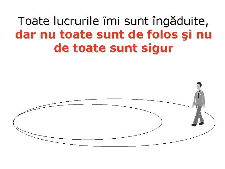 Toate lucrurile îmi sunt îngăduite, dar nu toate sunt de folos şi nu de