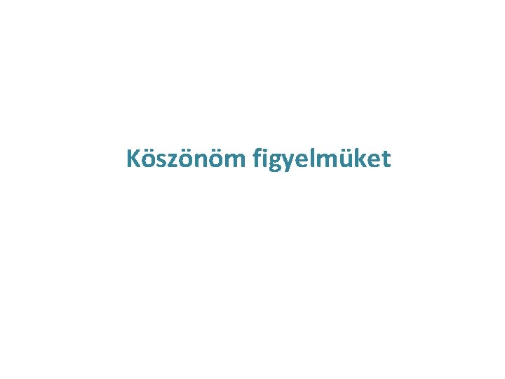 Köszönöm figyelmüket 