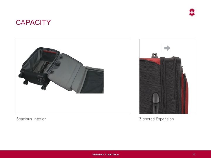 CAPACITY Victorinox Travel Gear 11 