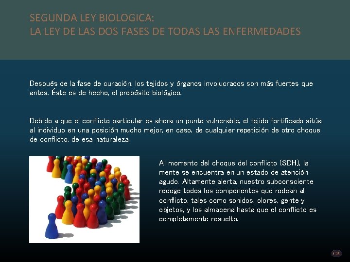 SEGUNDA LEY BIOLOGICA: LA LEY DE LAS DOS FASES DE TODAS LAS ENFERMEDADES Después