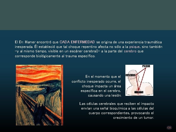 El Dr. Hamer encontró que CADA ENFERMEDAD se origina de una experiencia traumática inesperada.