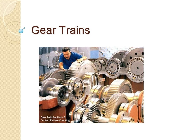 Gear Trains 