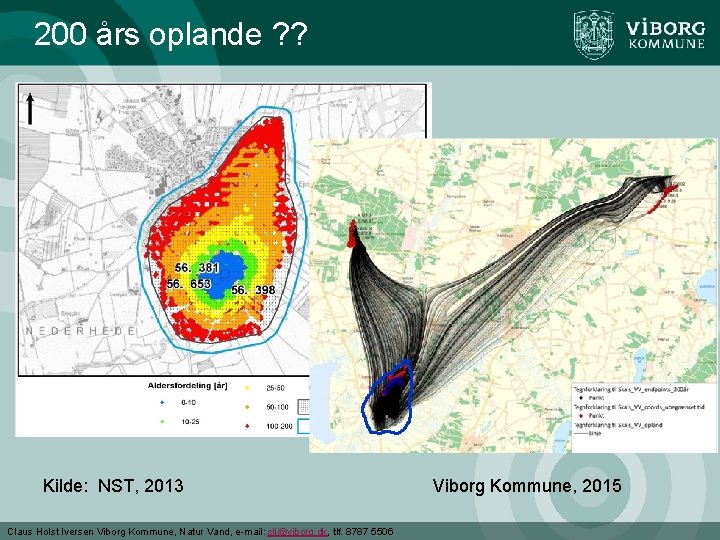 200 års oplande ? ? Kilde: NST, 2013 Claus Holst Iversen Viborg Kommune, Natur