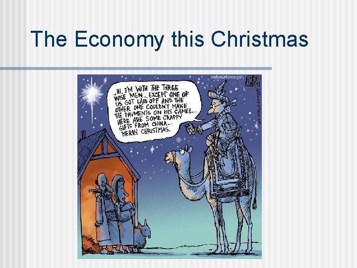 The Economy this Christmas 