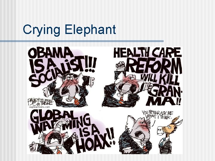 Crying Elephant 