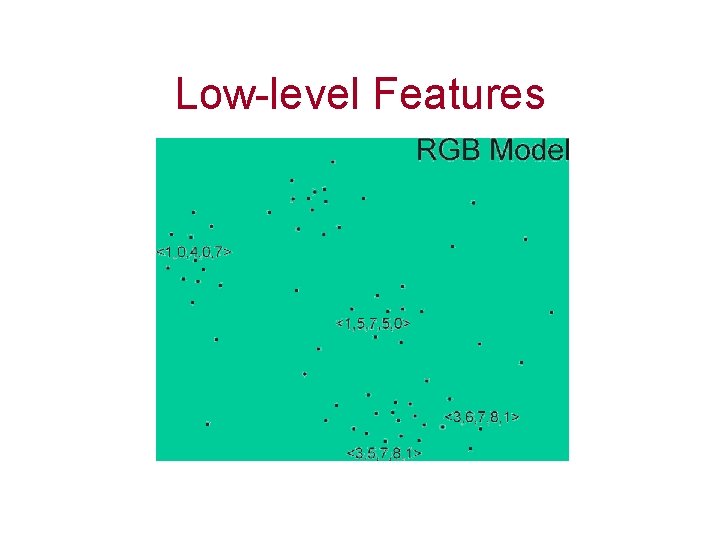 Low-level Features 