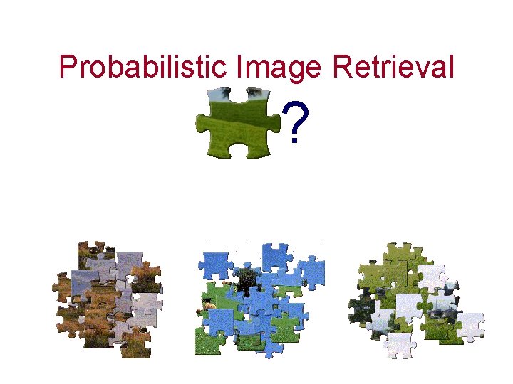 Probabilistic Image Retrieval ? 