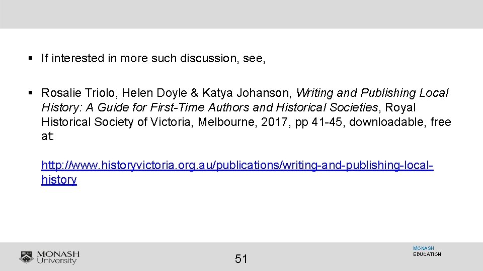 § If interested in more such discussion, see, § Rosalie Triolo, Helen Doyle &