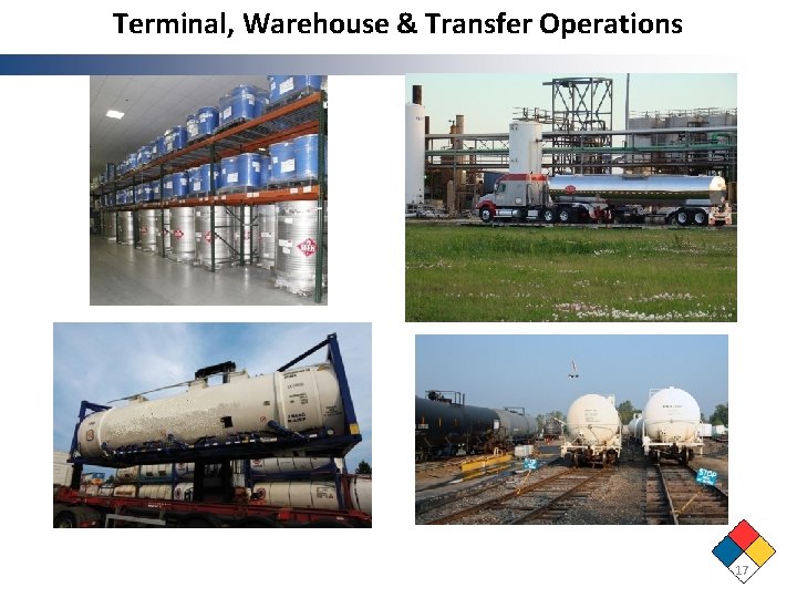 Terminal, Warehouse & Transfer Operations 17 