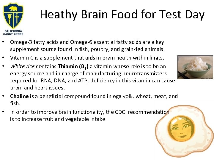 Heathy Brain Food for Test Day • Omega-3 fatty acids and Omega-6 essential fatty