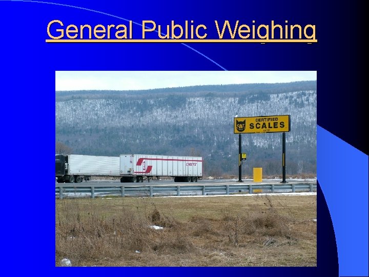 General Public Weighing 