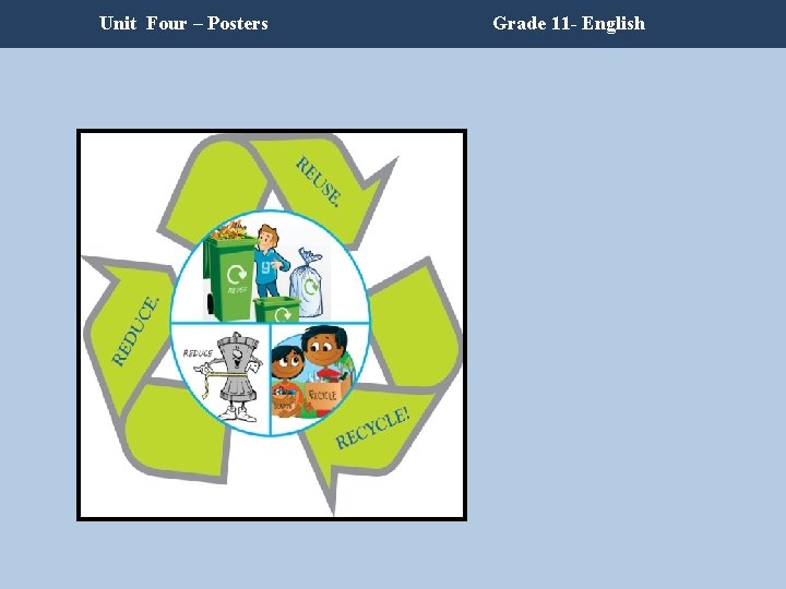 Unit Four – Posters Grade 11 - English Unit Four – Posters Grade 11 - English
