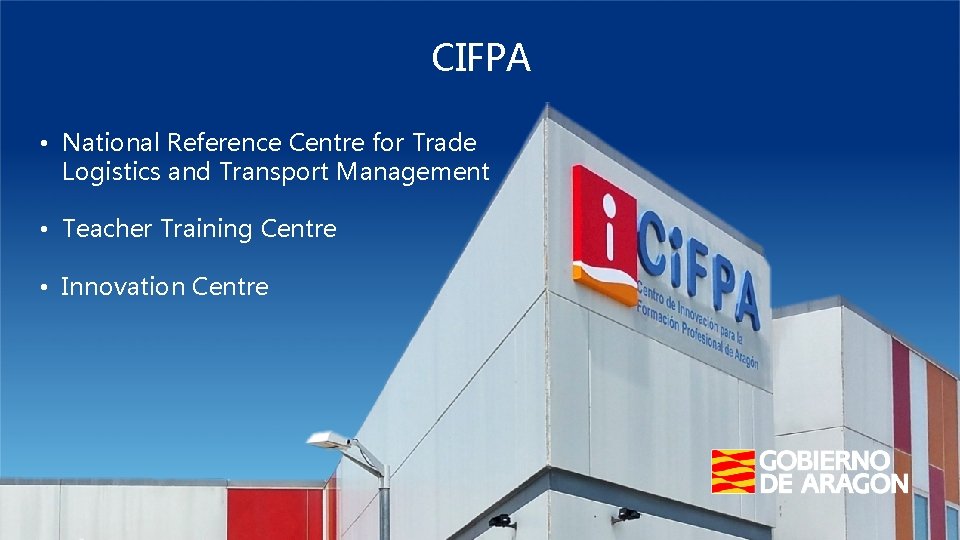 CIFPA • National Reference Centre for Trade Logistics and Transport Management • Teacher Training