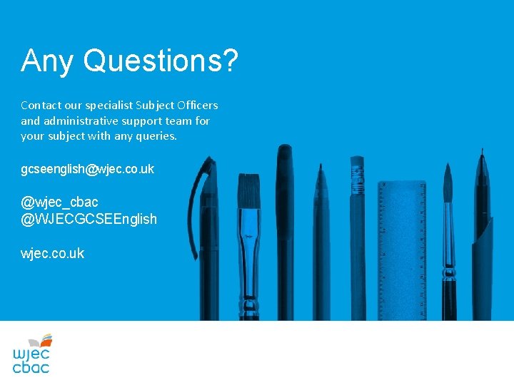 Any Questions? Contact our specialist Subject Officers and administrative support team for your subject