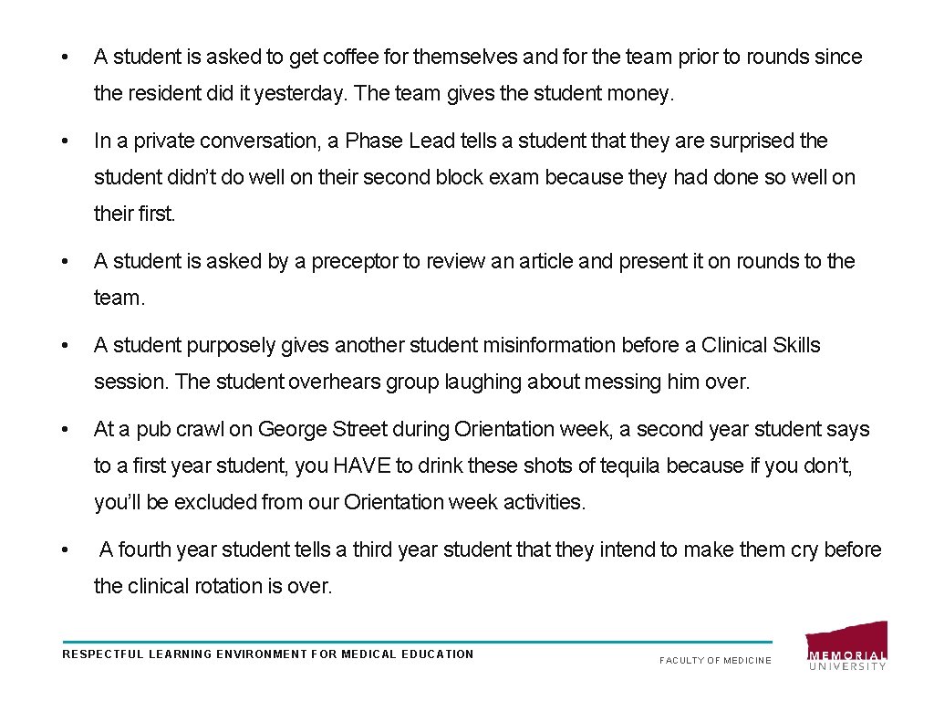  • A student is asked to get coffee for themselves and for the