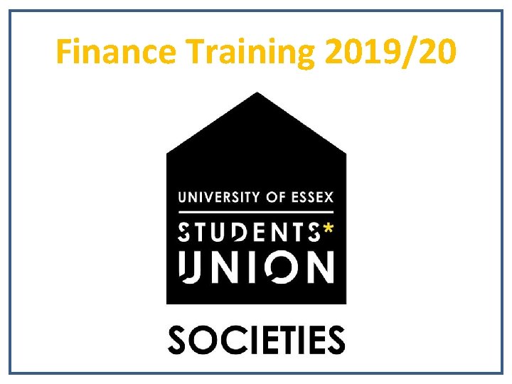 Finance Training 2019/20 Picture? 