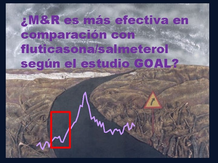 ¿M&R es más efectiva en comparación con fluticasona/salmeterol según el estudio GOAL? 