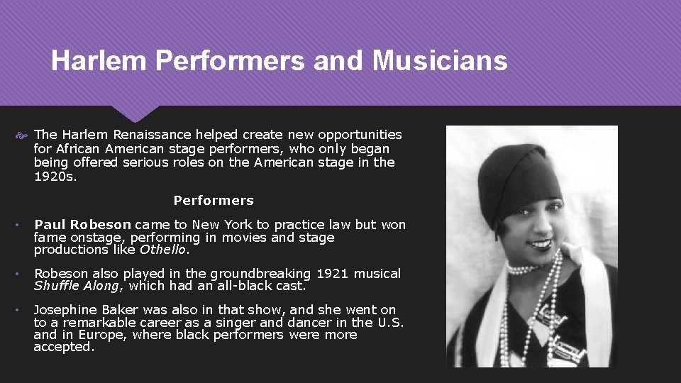 Chapter 10 Roaring Twenties Section 2 Harlem Renaissance